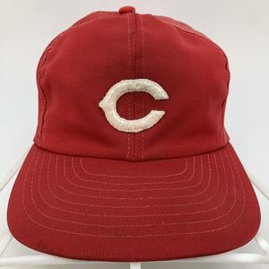 VTG Young An Cincinnati Reds Snapback Baseball Hat Cap MLB Sz 6 3/8-7 1/4(H8)